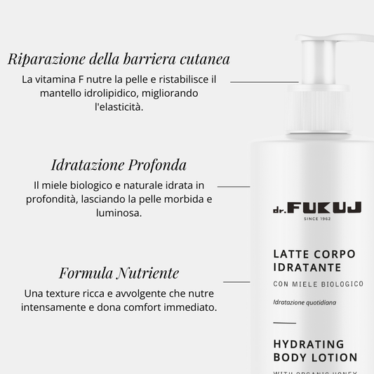 Dr. Fukuj - Lapte de corp hidratant cu miere