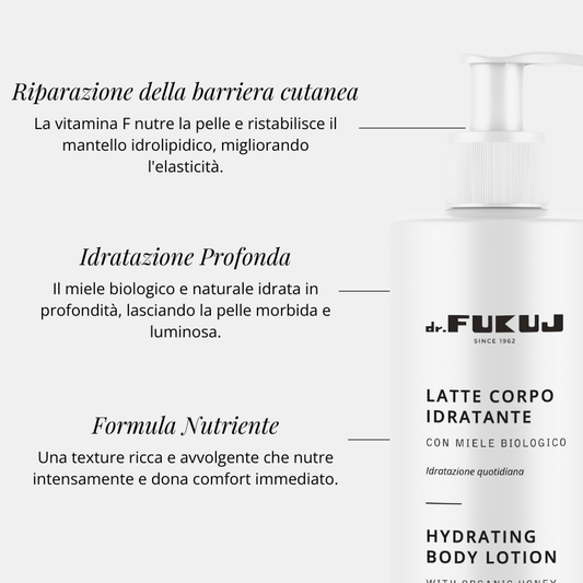 Dr. Fukuj - Lapte de corp hidratant cu miere