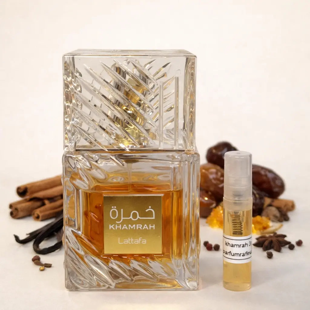 Mostră Khamrah – Parfum Arabesc Lattafa