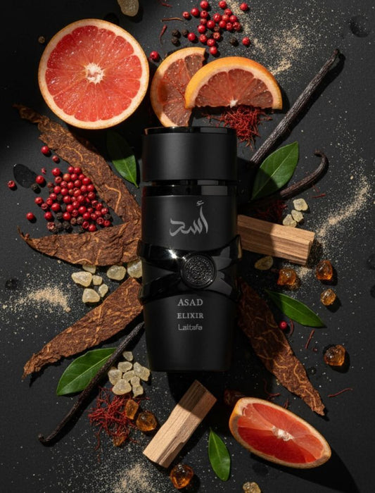 Lattafa Asad Elixir - Parfum bărbătesc oriental condimentat