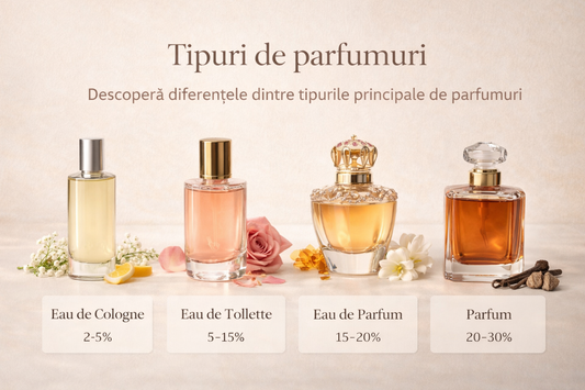 Diferența dintre Parfum și Apă de Parfum