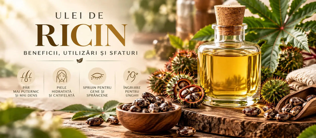 Ulei de ricin pentru păr – beneficii, utilizare și adevăr