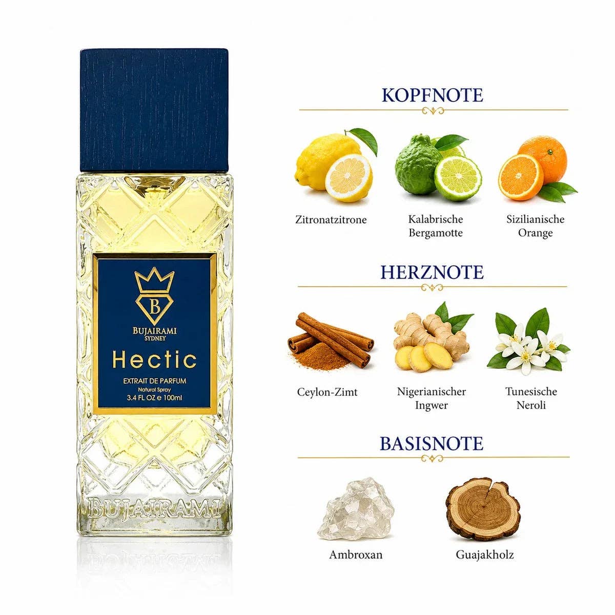 Bujairami Hectic Extrait de Parfum - Olfino