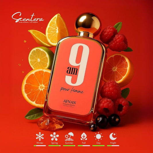 Parfum Afnan 9am pour Femme 100ml | Dupe Fleur Narcotique