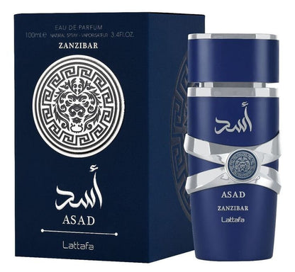 Lattafa Asad Zanzibar – Parfum Arabesc Bărbați Oriental și Condimentat
