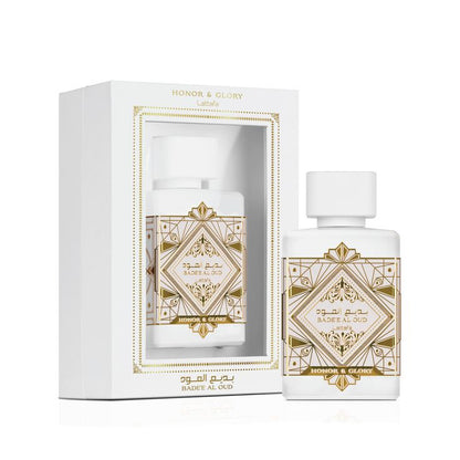 Lattafa Honor & Glory Parfum arabesc unisex lemnos cu sofran
