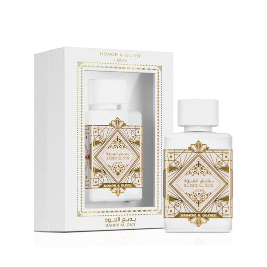 Lattafa Honor & Glory Parfum arabesc unisex lemnos cu sofran