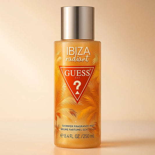 Guess Ibiza – Spray de corp cu sclipici și parfum exotic 250ml