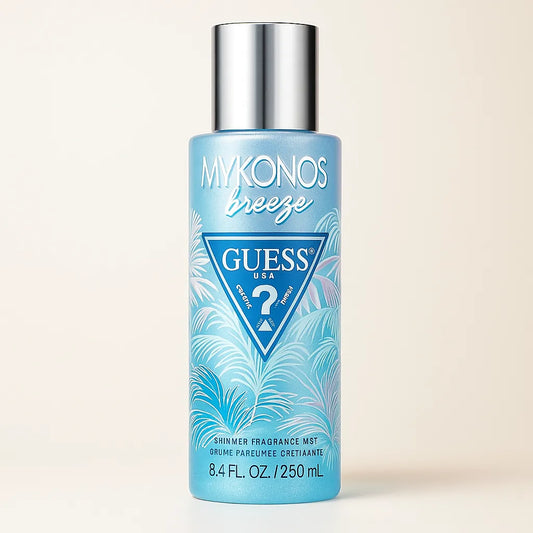 GUESS Mykonos Breeze – Spray corp cu sclipici elegant 250ml