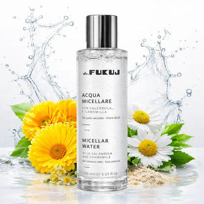 Cea mai bună Apă Micelară cu Galbenele și Mușețel Dr. Fukuj 