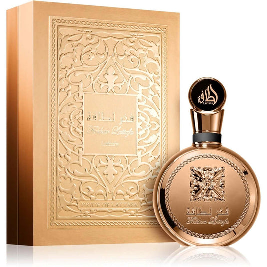 Lattafa Fakhar Extrait Gold - Parfum arabesc damă cu trandafir