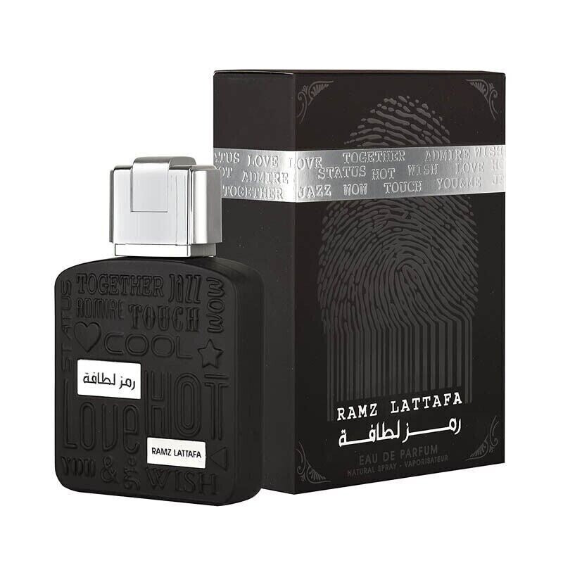 Lattafa Ramz Silver Parfum arăbesc bărbați fresh cu vetiver