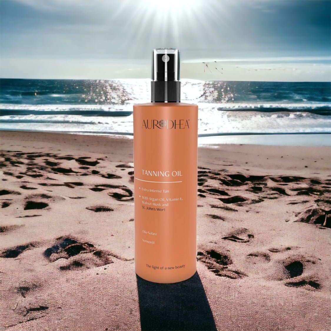 Aurodhea Ulei de bronzat cu coaja de nuca si sunatoare I Chogan