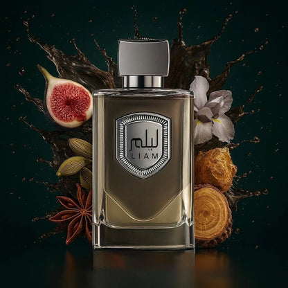 Lattafa Liam Grey – Parfum Unisex Oriental Lemnos cu Ceai Negru