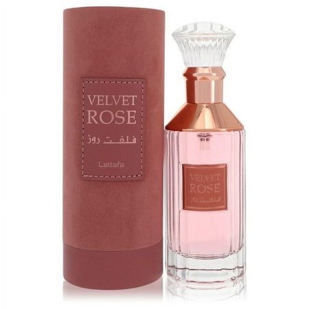 Lattafa Velvet Rose - Parfum arăbesc fructat cu trandafir și vanilie