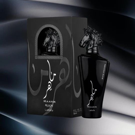 Parfum arăbesc bărbați Oriental lemnos - Lattafa Maahir Black Edition