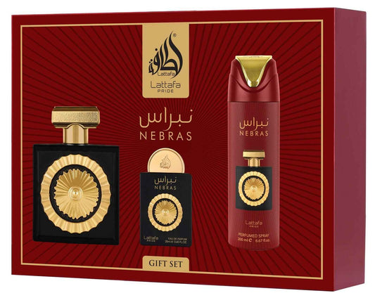 Nebras Gift Set 3 Piese – Lattafa Pride
