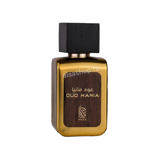 Oud mania Parfum arabesc bărbați spicy cu ambră și lemn - Nylaa