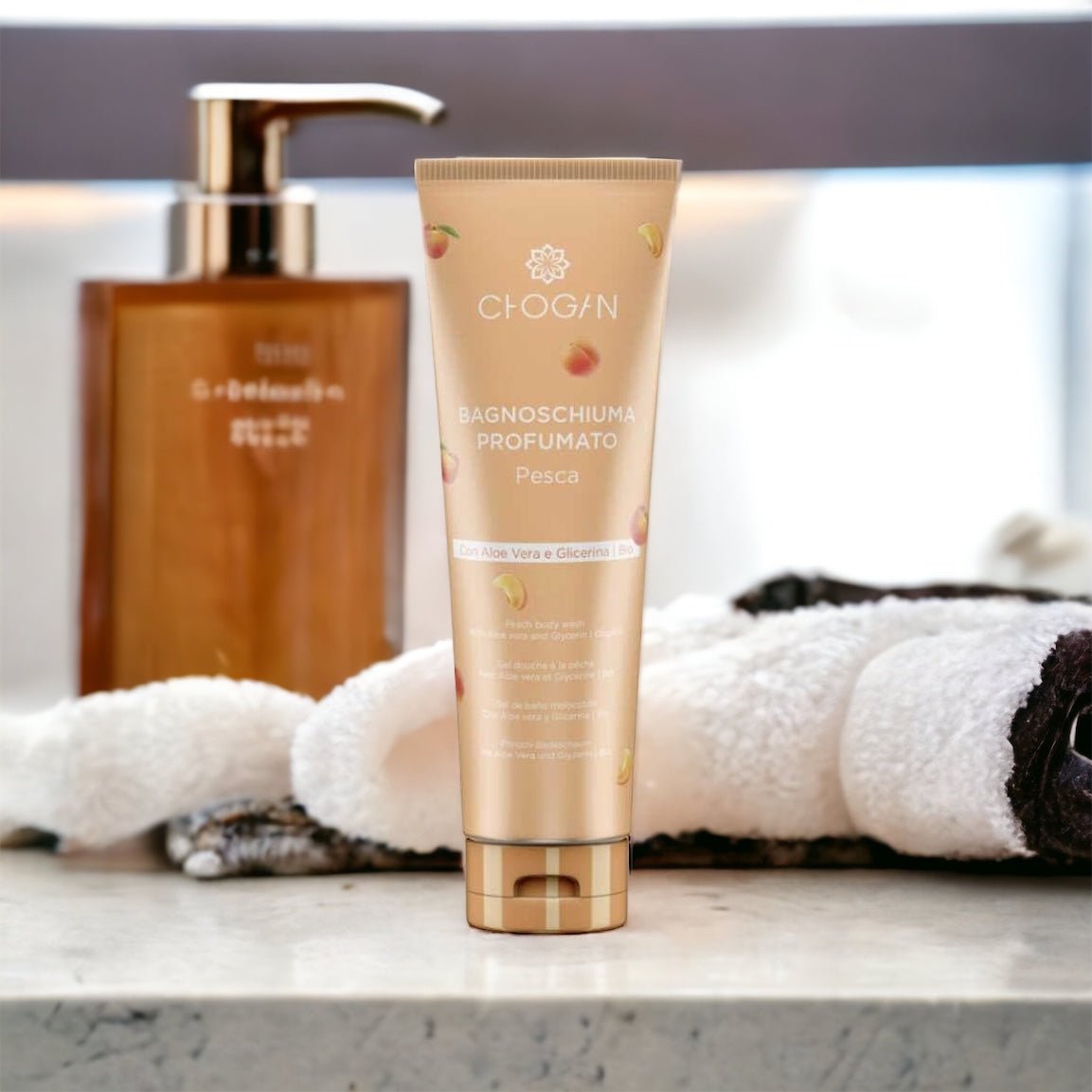 Cauti cel mai bun gel de dus pentru piele uscata cu extract de piersica?